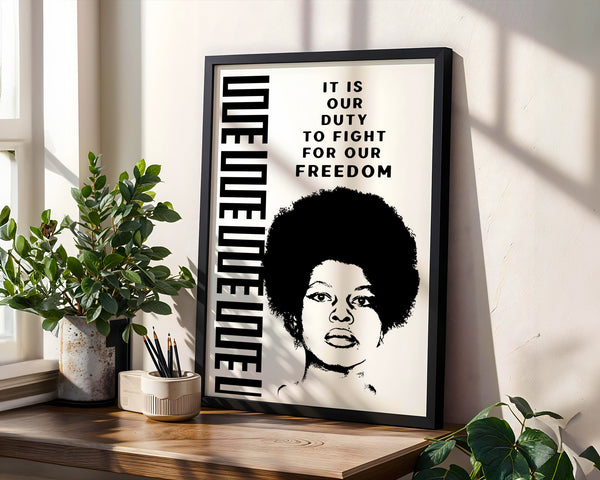 Our Duty - Assata Shakur Art Print