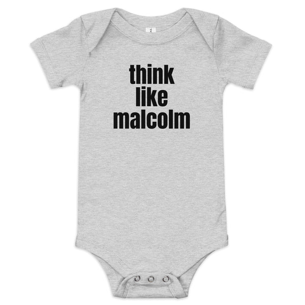 Think Like Malcolm Onesie