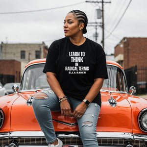 black Ella baker heavyweight t-shirt