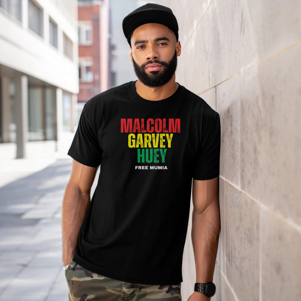 Black Free Mumia T-shirt