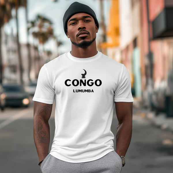Lumumba Unisex Heavyweight T-shirt