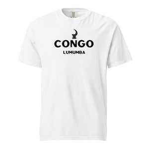 Lumumba Unisex Heavyweight T-shirt