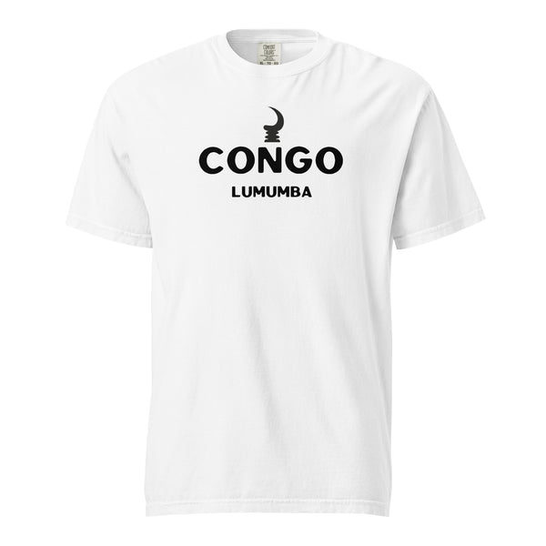 Lumumba Unisex Heavyweight T-shirt